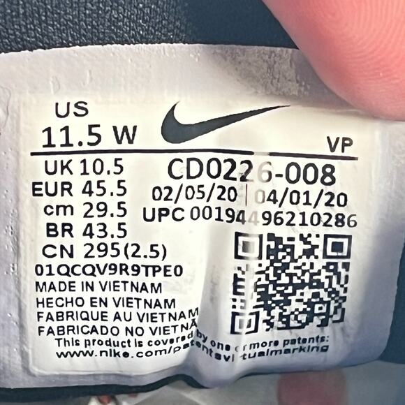 Nike Flex Experience Run 9 Particle Grey Running Shoes CD0226-008 Mens Sz 11.5W - Picture 10 of 11